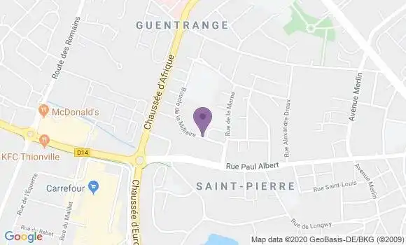 Localisation Caisse d