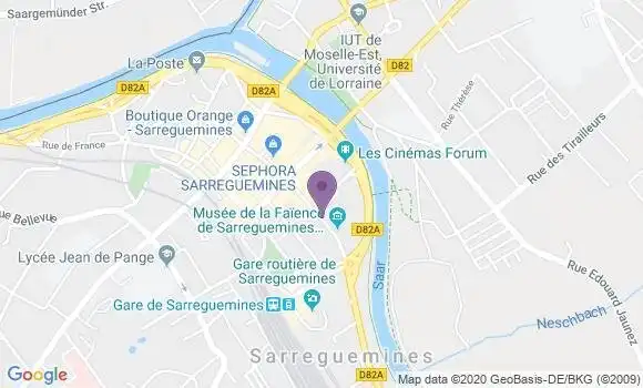 Localisation Caisse d