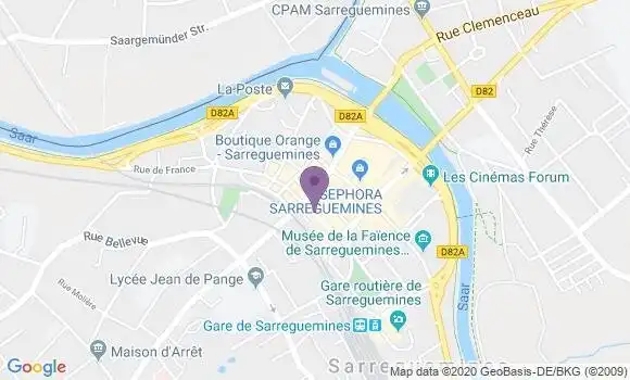Localisation Caisse d