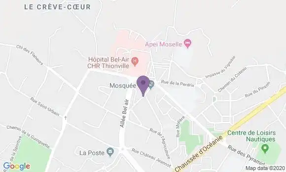 Localisation Caisse d