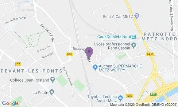 Localisation Caisse d