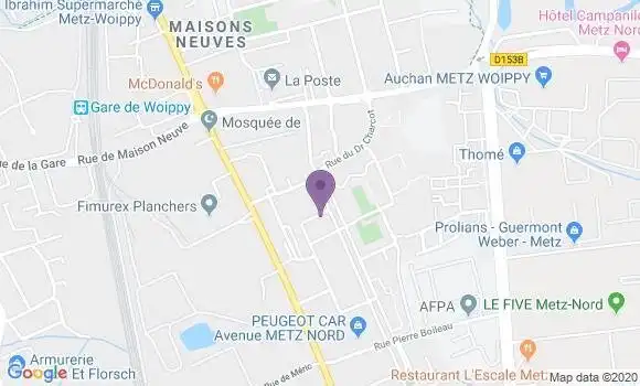 Localisation Caisse d