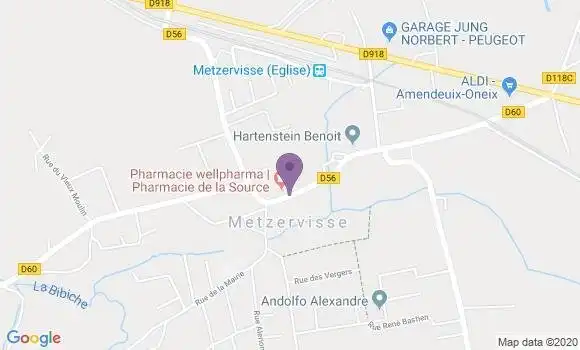 Localisation Caisse d