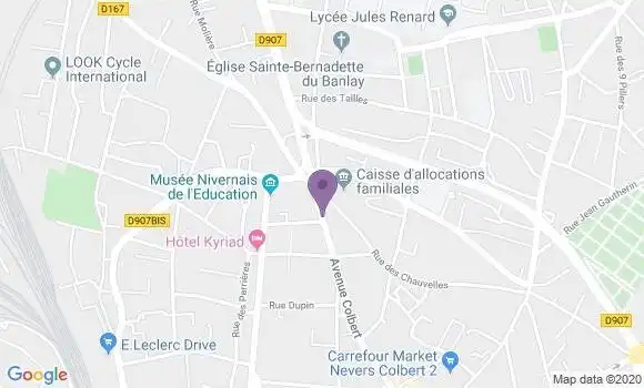 Localisation Caisse d