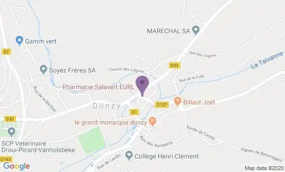 Localisation Caisse d