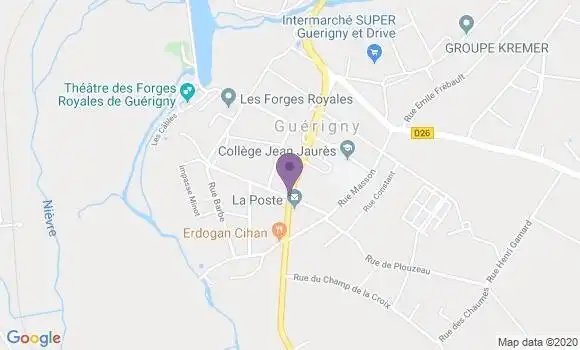 Localisation Caisse d
