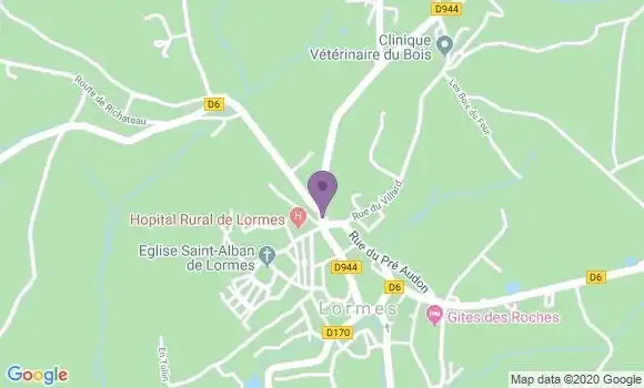 Localisation Caisse d
