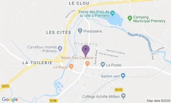 Localisation Caisse d