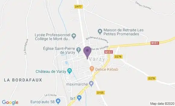 Localisation Caisse d