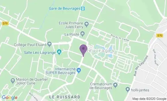 Localisation Caisse d
