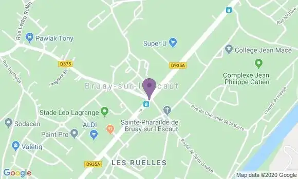 Localisation Caisse d