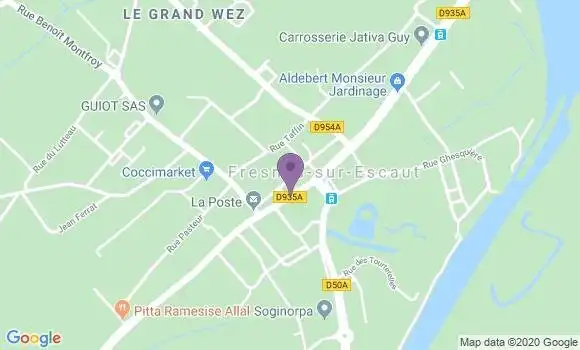 Localisation Caisse d