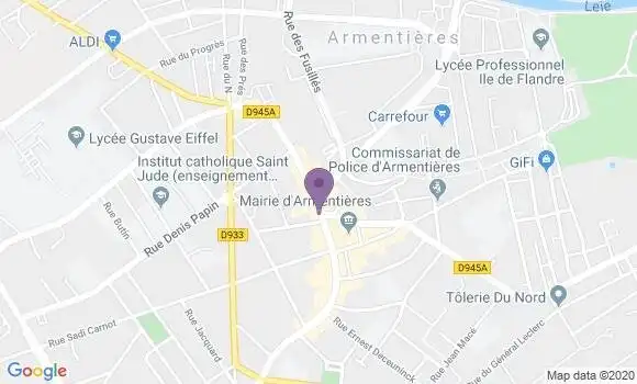 Localisation Caisse d
