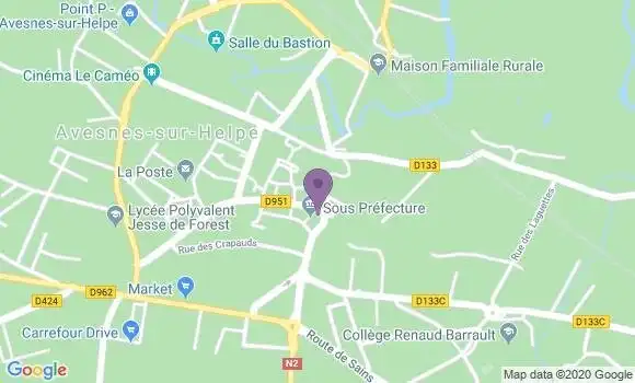 Localisation Caisse d