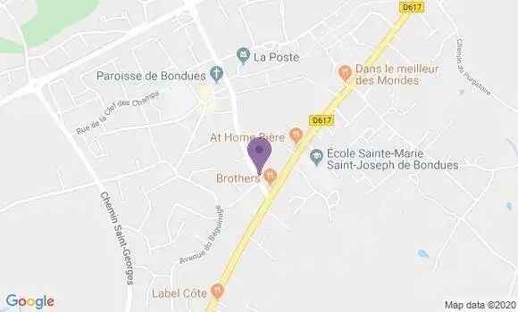 Localisation Caisse d