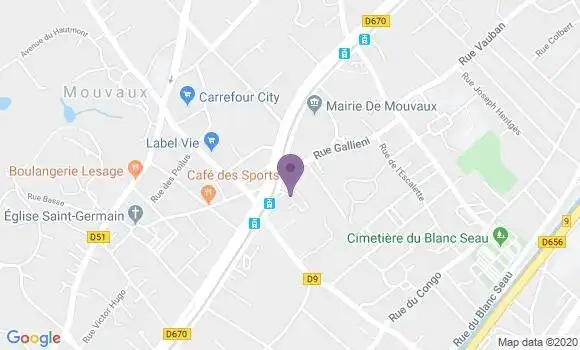 Localisation Caisse d