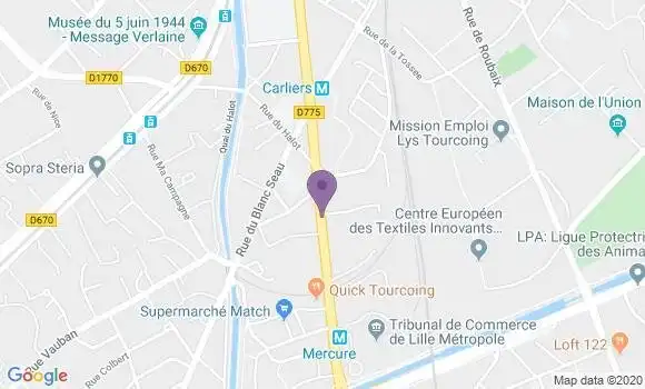 Localisation Caisse d