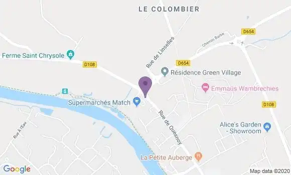 Localisation Caisse d
