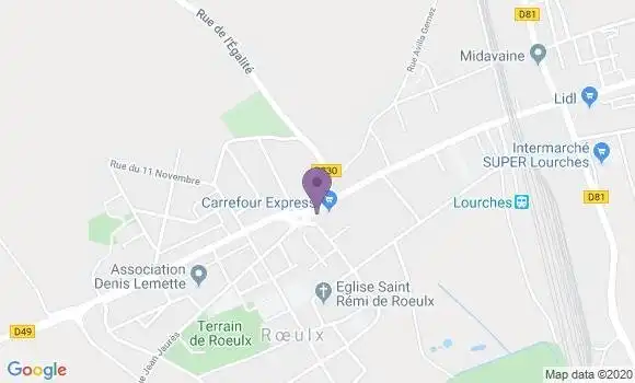 Localisation Caisse d