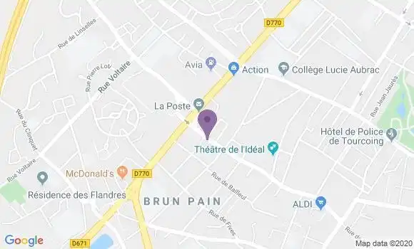 Localisation Caisse d