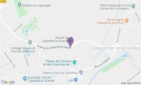 Localisation Caisse d