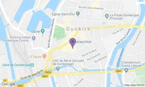 Localisation Caisse d