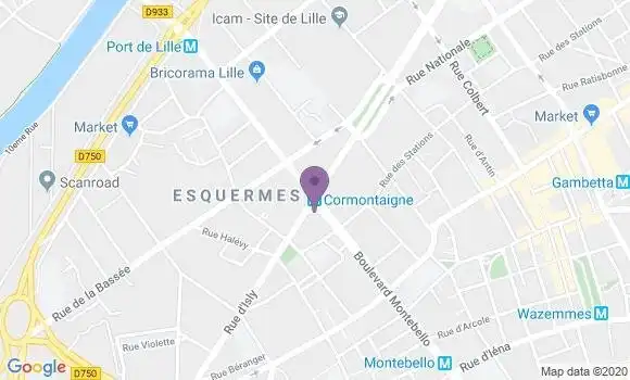 Localisation Caisse d
