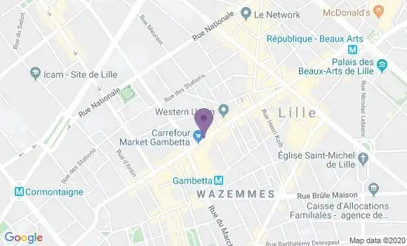 Localisation Caisse d