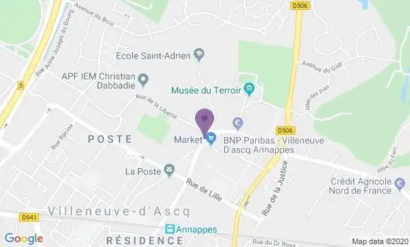 Localisation Caisse d