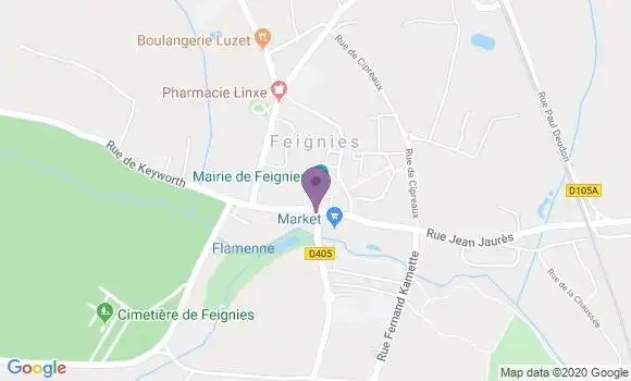 Localisation Caisse d