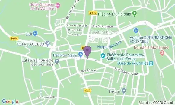 Localisation Caisse d