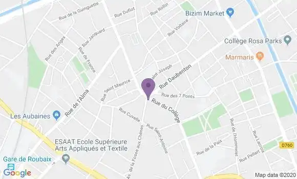 Localisation Caisse d