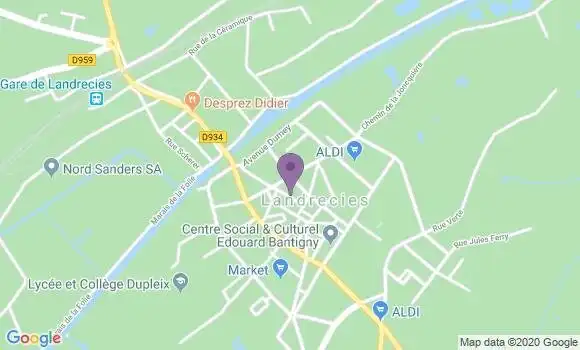 Localisation Caisse d