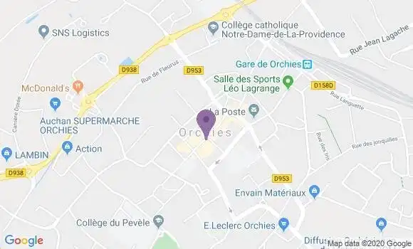 Localisation Caisse d