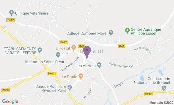 Localisation Caisse d