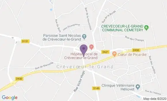 Localisation Caisse d