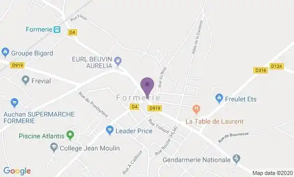 Localisation Caisse d