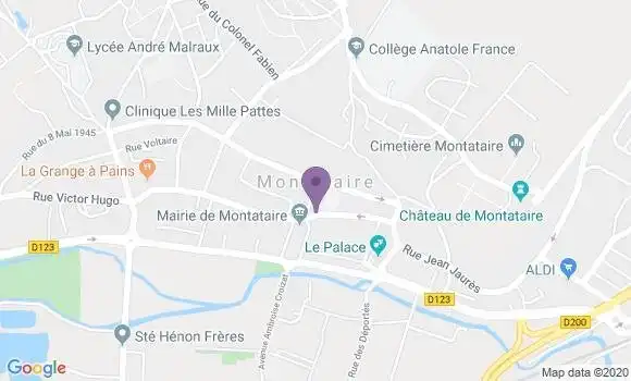 Localisation Caisse d