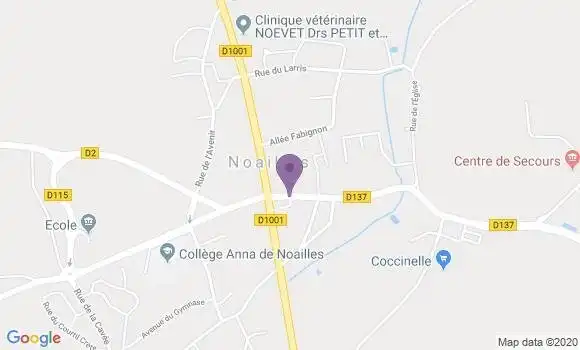 Localisation Caisse d