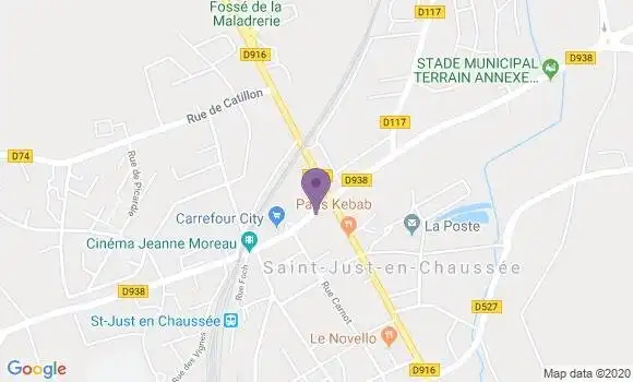 Localisation Caisse d