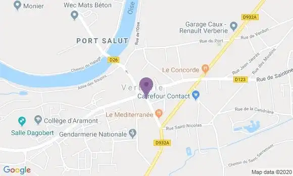 Localisation Caisse d