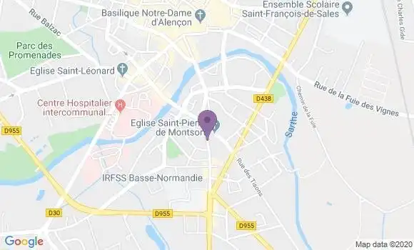 Localisation Caisse d
