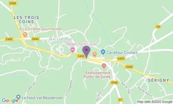 Localisation Caisse d