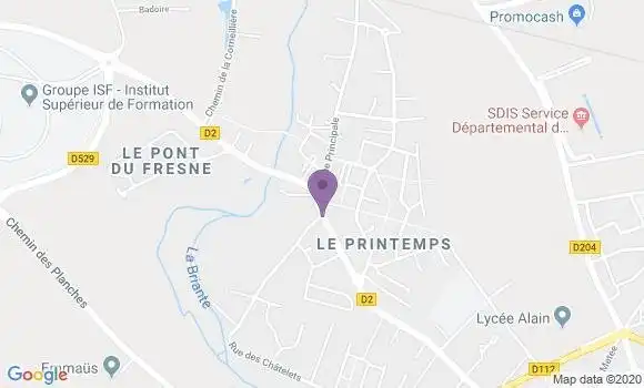 Localisation Caisse d