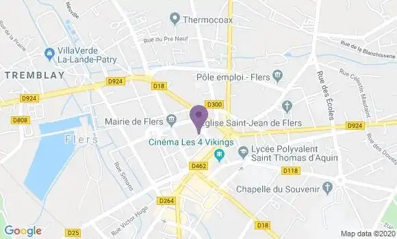 Localisation Caisse d