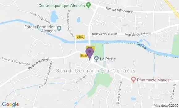 Localisation Caisse d