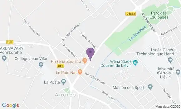 Localisation Caisse d