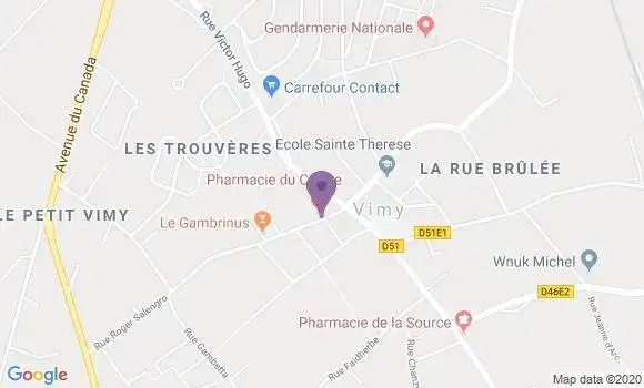 Localisation Caisse d