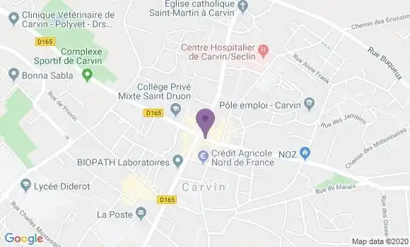 Localisation Caisse d
