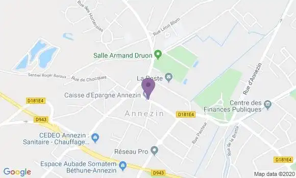 Localisation Caisse d